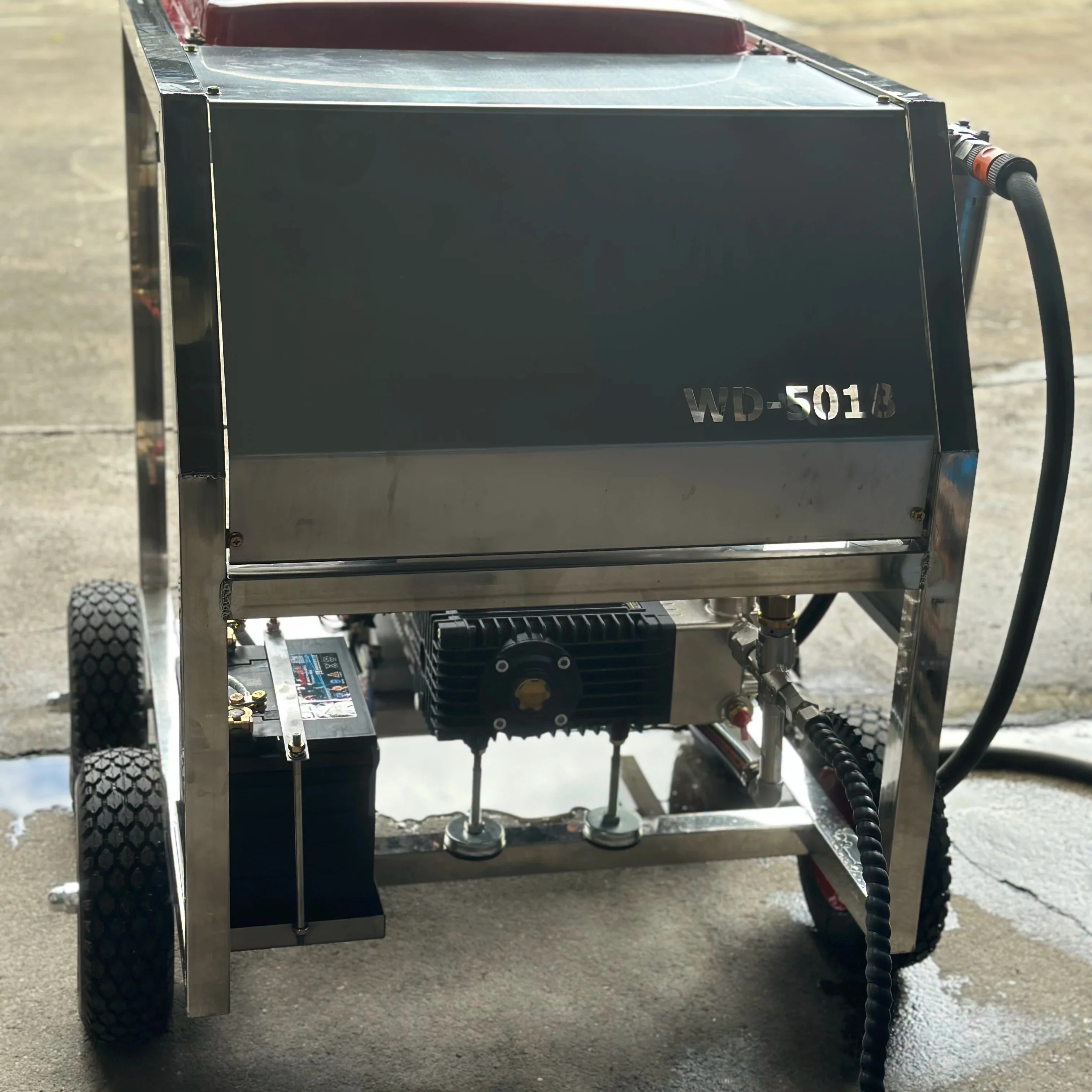 500 бар 7200psi машина для очистки водоструйных стоков большая канализационных дренажных труб