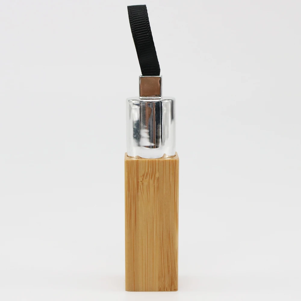 5ml Mini Custom Luxury Empty Bamboo Lipstick Tube Lip Balm Container Tube