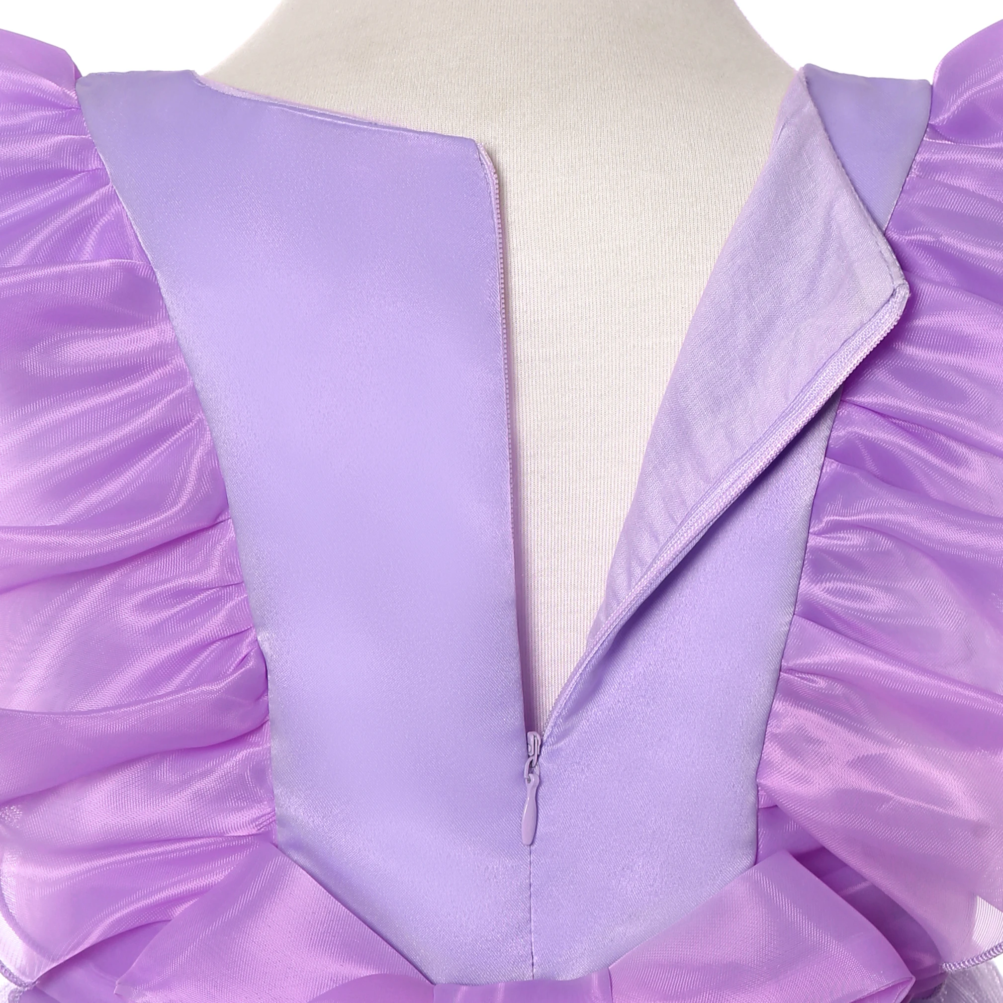 Goodada Garment Short Sleeve Fair Girl Flower Party Frock Designs Birthday Dresses for 6 to 14 Years Girls