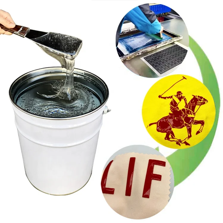 Chinese factory Free Low Price Samples Liquid silicone textile printing ink/Silicone ink/screen printing