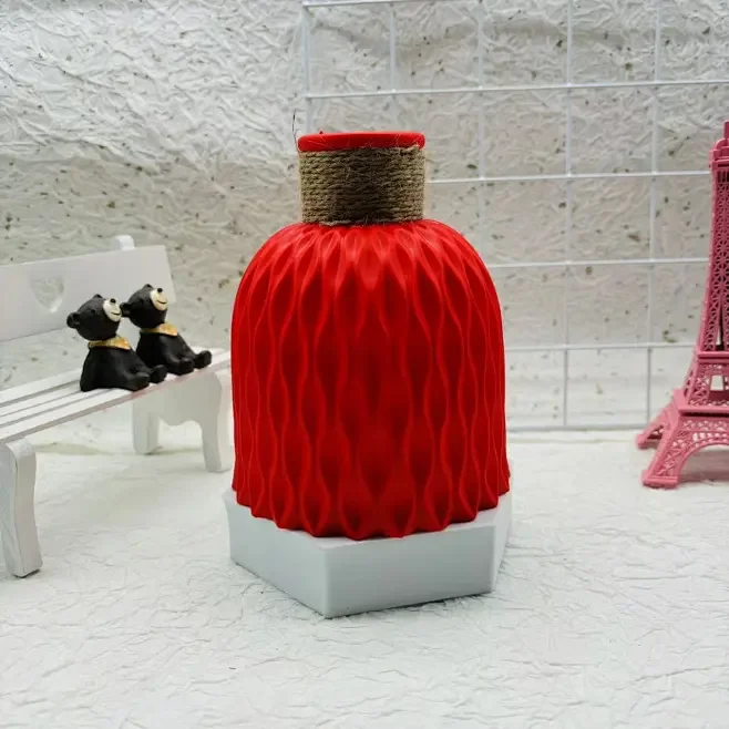 Home Table Flower Arrangement Resin Vase Plastic Vases for Elegant Display