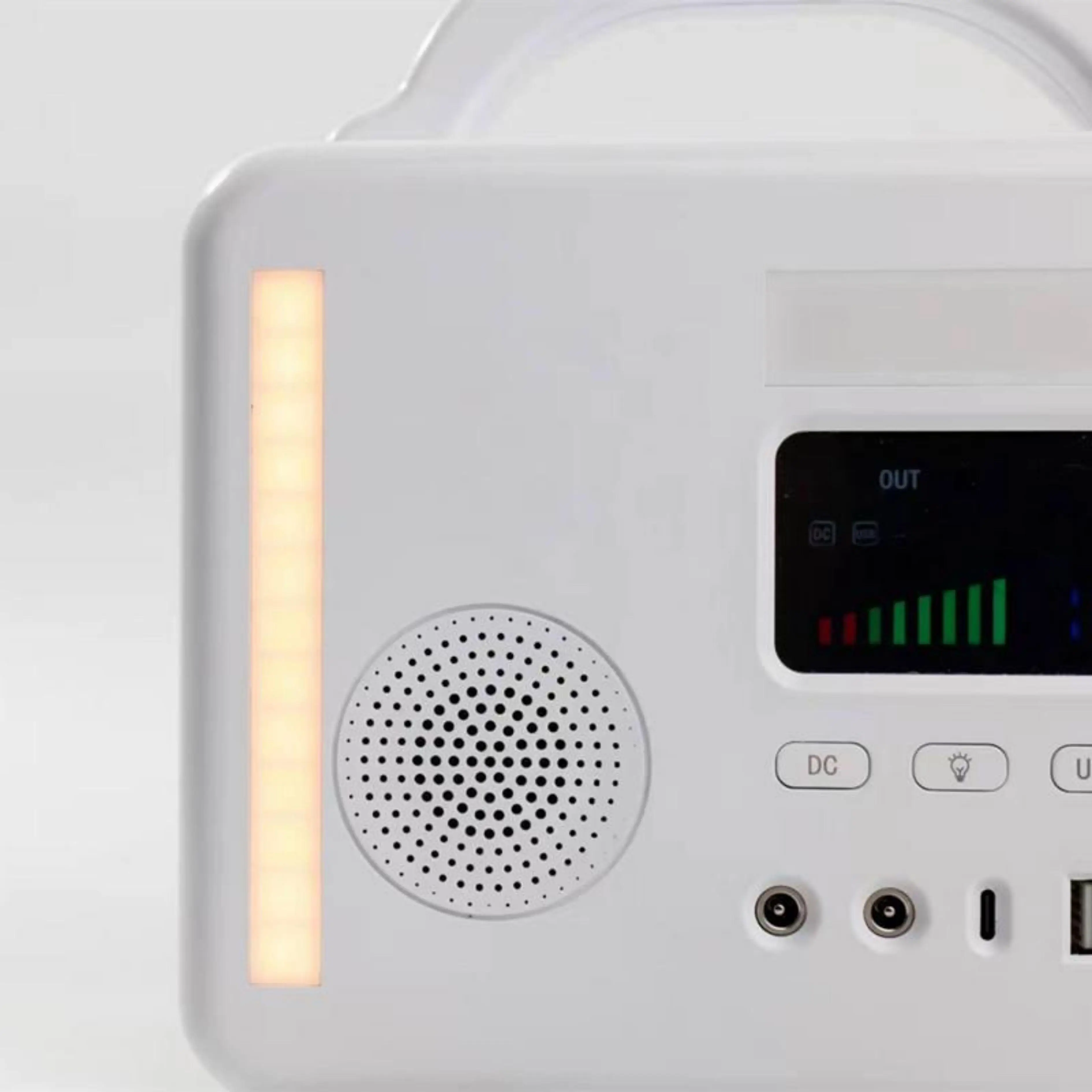 Portable And Efficient: 300w Dual Ac Output Port Mobile Power Supply, Worry Free Outdoor Power Consumption