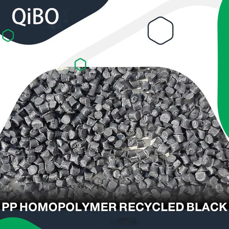 Qibo P03 Factory pp Harness Corrugated Tube Black Bellows pp granule UL94 V0  PP  Flame Retardant Masterbatch filler pellet