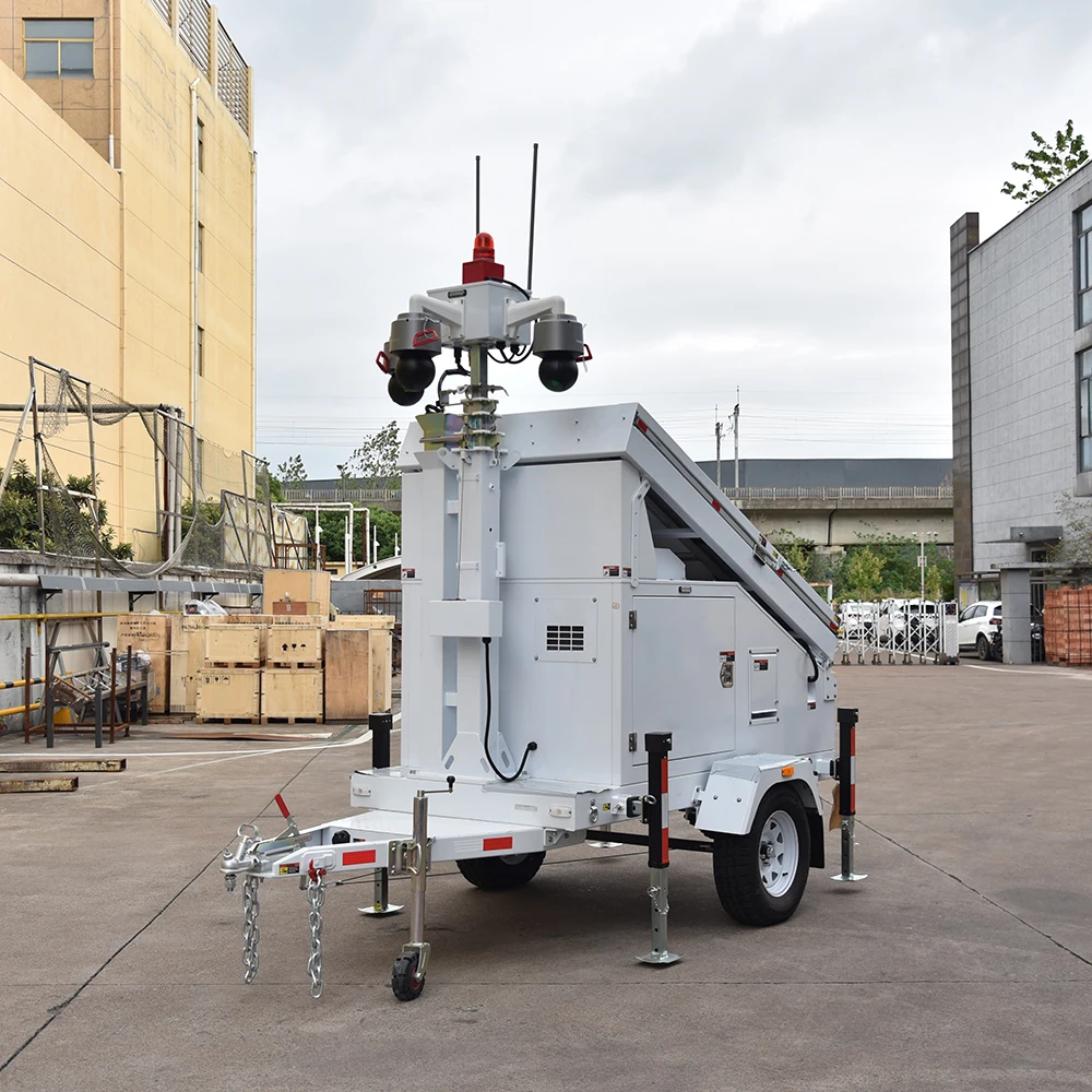 UNIV Portable CCTV Tower Solar Video Camera Security Surveillance Trailer