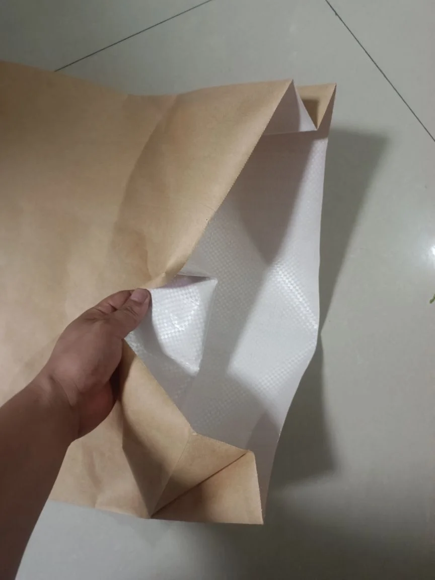 Customized Sustainable Eco Friendly Logistics Packaging Multilayer Kraft Paper Bags for Animal Feed Packaging