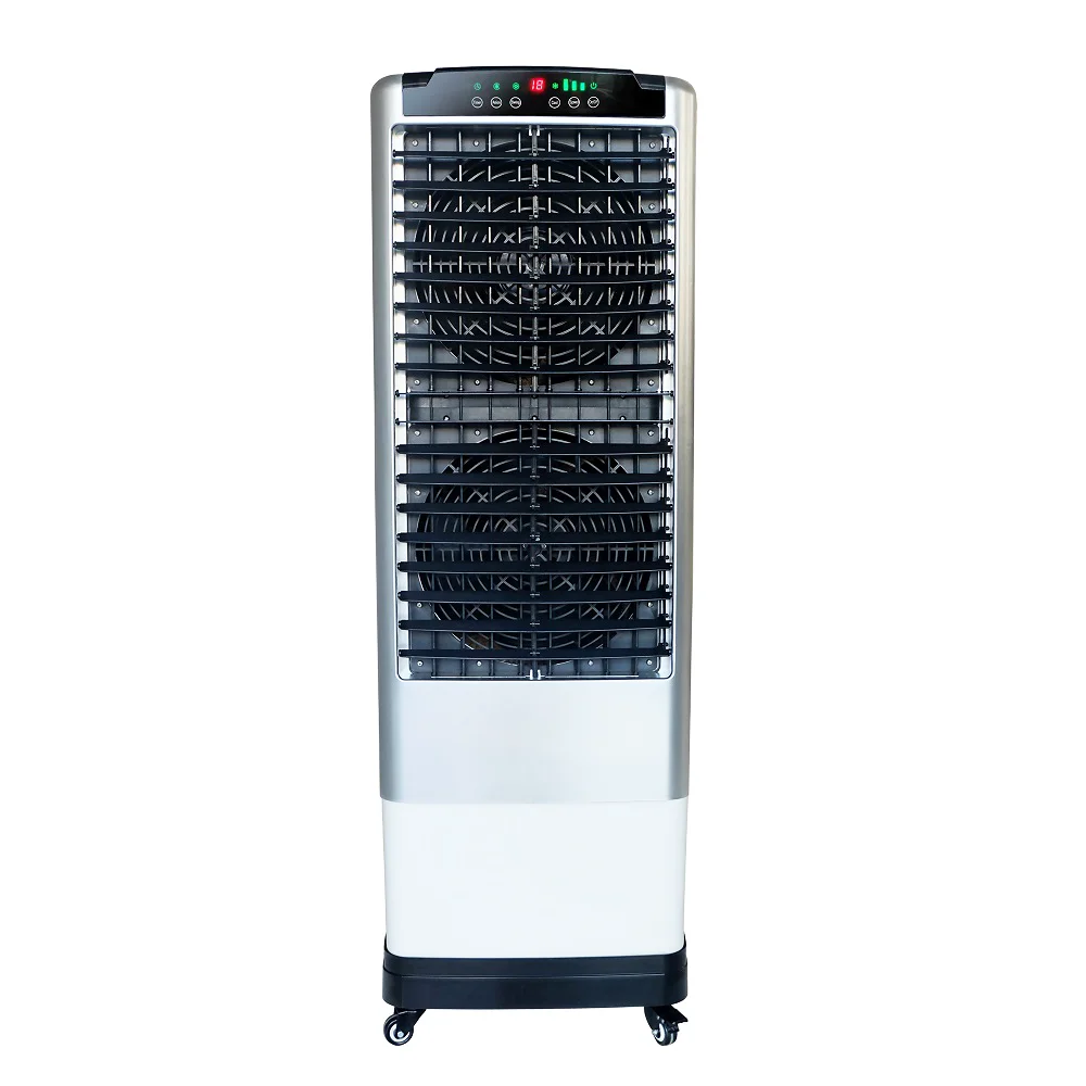 Manufacturer Cabinet Shape Double Fans Portable Air Cooler with 7500cmh Airflow