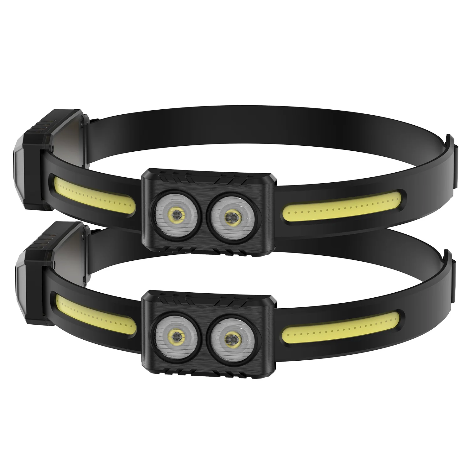 Type C 18650 Sensor Waterproof Head Lamp Camping Headlight LED COB Headlamp