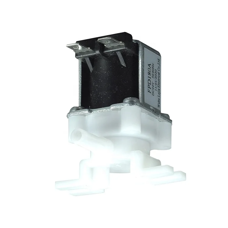 Соленоидный клапан для мини-стиральной машины, G1/4, 12 В постоянного тока, 24 В, Водоочиститель, впускной клапан для жидкости