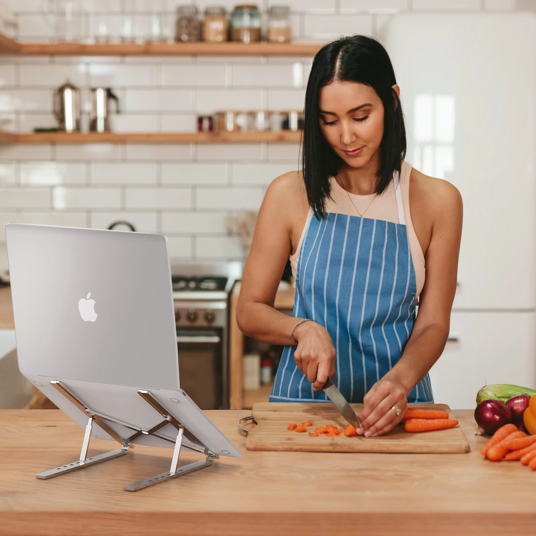 Aluminum alloy adjustable folding tablet and phone holder portable desk laptop tablet pc stands