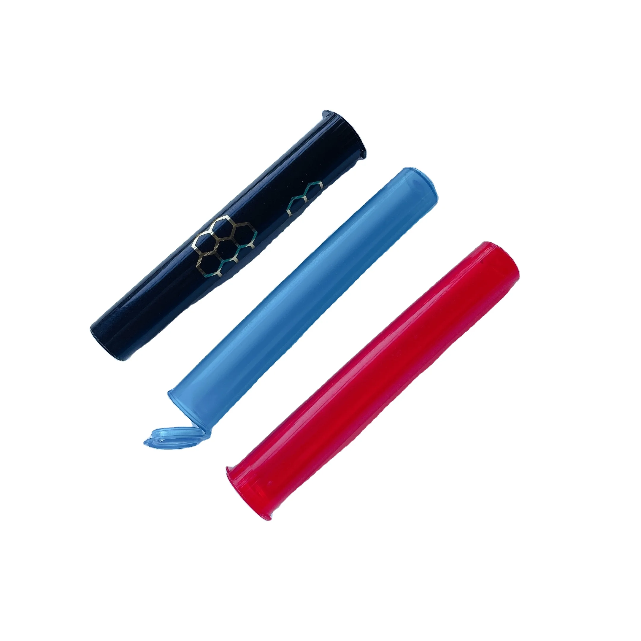 Free Sample Pop Top Plastic Packing Bottle With Hing Lid