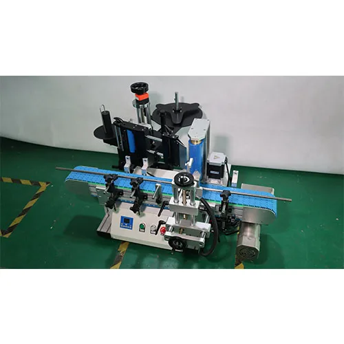 Full auto rolling bottle sticker adhesive Printer labeler applicator, round container labeling machine