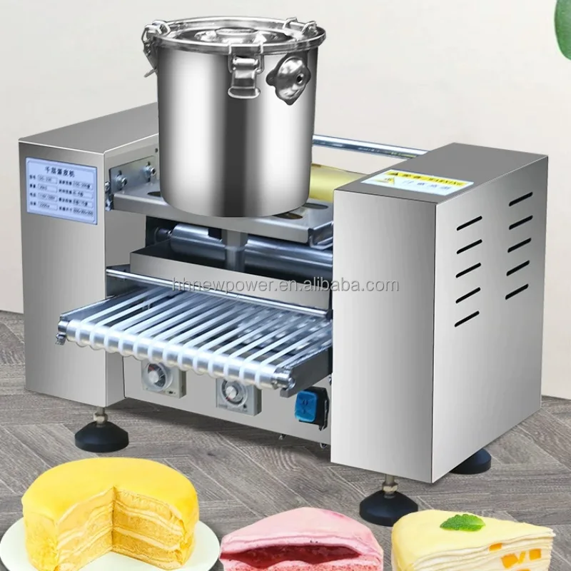Commercial automatic mini mille crepe cake machine automatic thousand layer cake pancake skin board crepe maker making machine