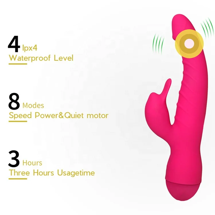 10 Frequency Rabbit Vibrator Female Masturbator Frequency Conversion AV Vibrator Female Couple Flirting Massage Toy  Sex Toys