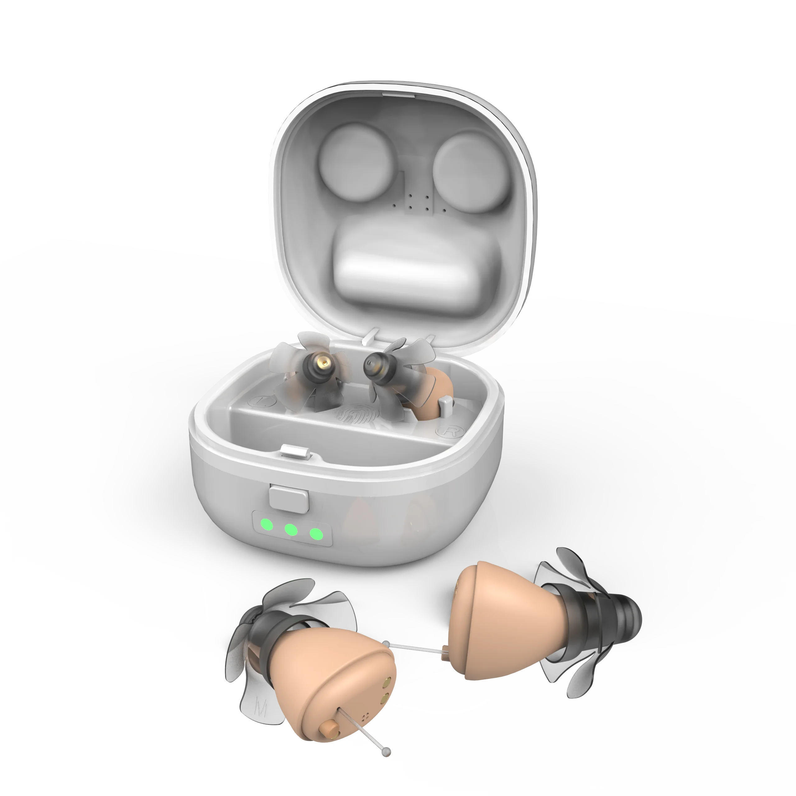 Top-Quality Rechargeable Hearing Devices for Elderly Noise Reduction  Hear Audfonos Invisible Hearing Aids