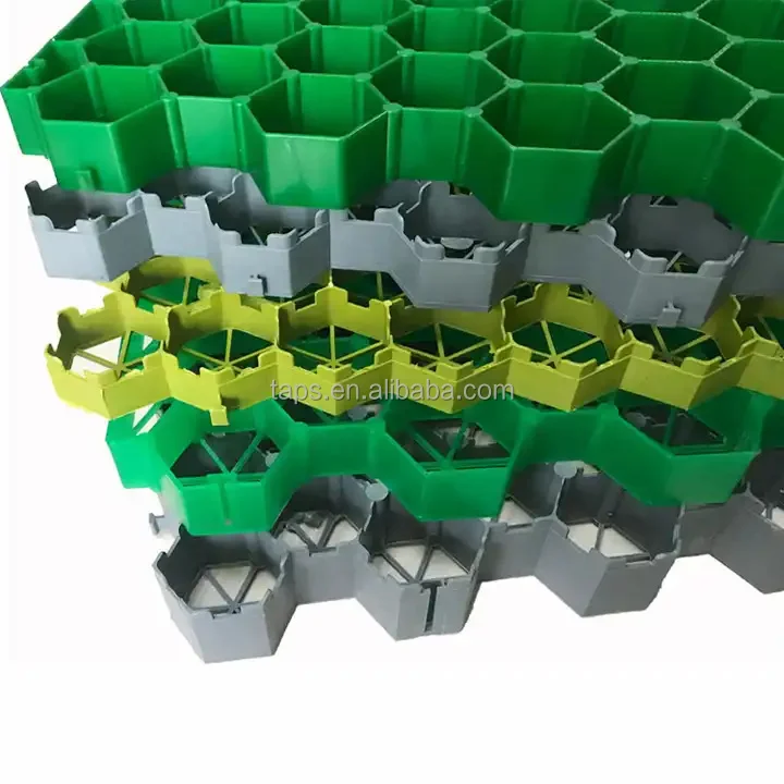 HDPE factory price Grass Lawn Grid Plastic Car Driveway Lawn Paving Reinforcement Planting Grass Paver Grid for driveway pavers
