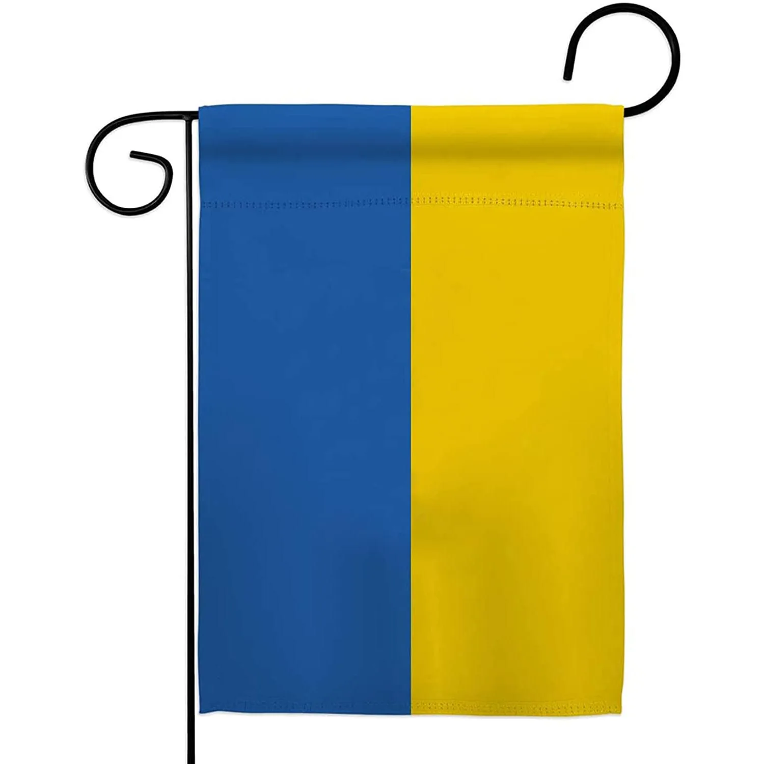 12*18inch Double Sided Small polyester Ukraine Trident Garden Flags Double-Sided garden flag