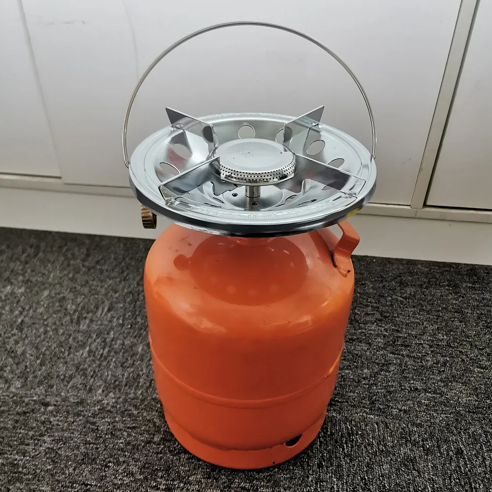 Factory industrial single burner gas stove with cylinder price lpg gas cylinder 3KG