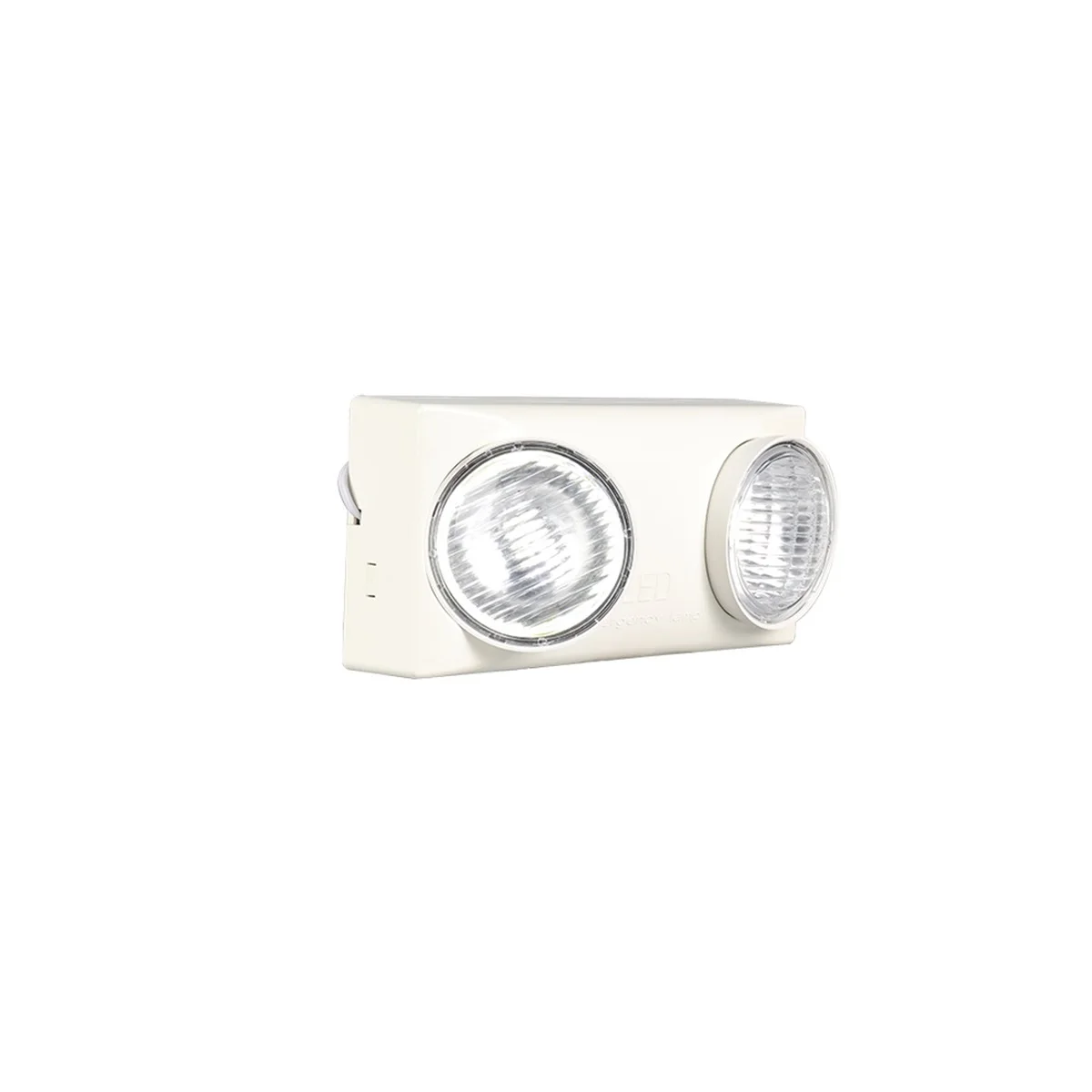 Ac 220-240V 50/60Hz Twin Spot Wall Mounted Rechargeable 2Heads Led Battery Backup Emergency Light