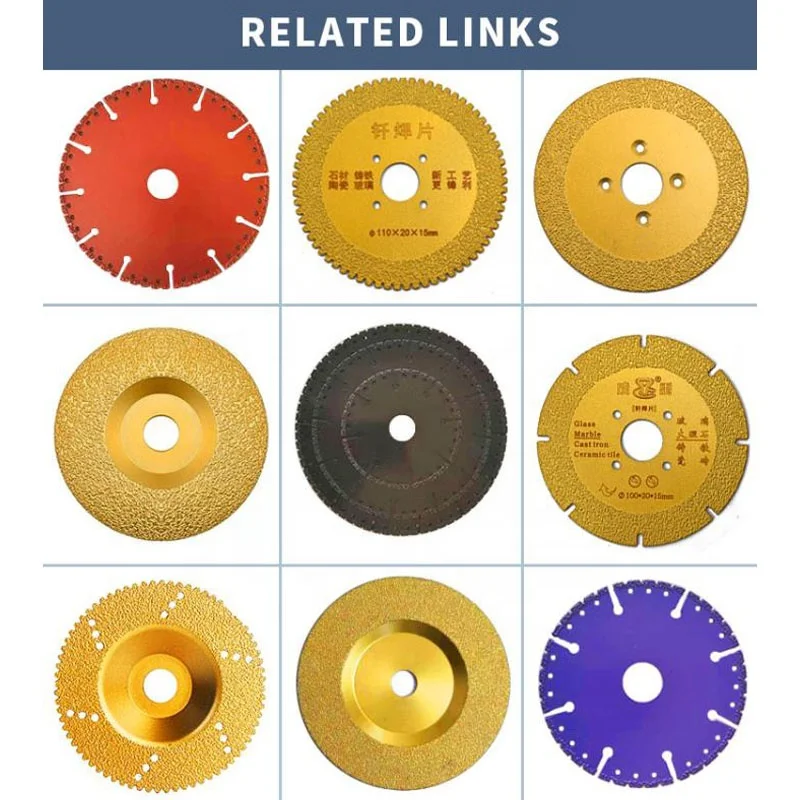 ceramic tile Glass material succession brazing diamond drill bit