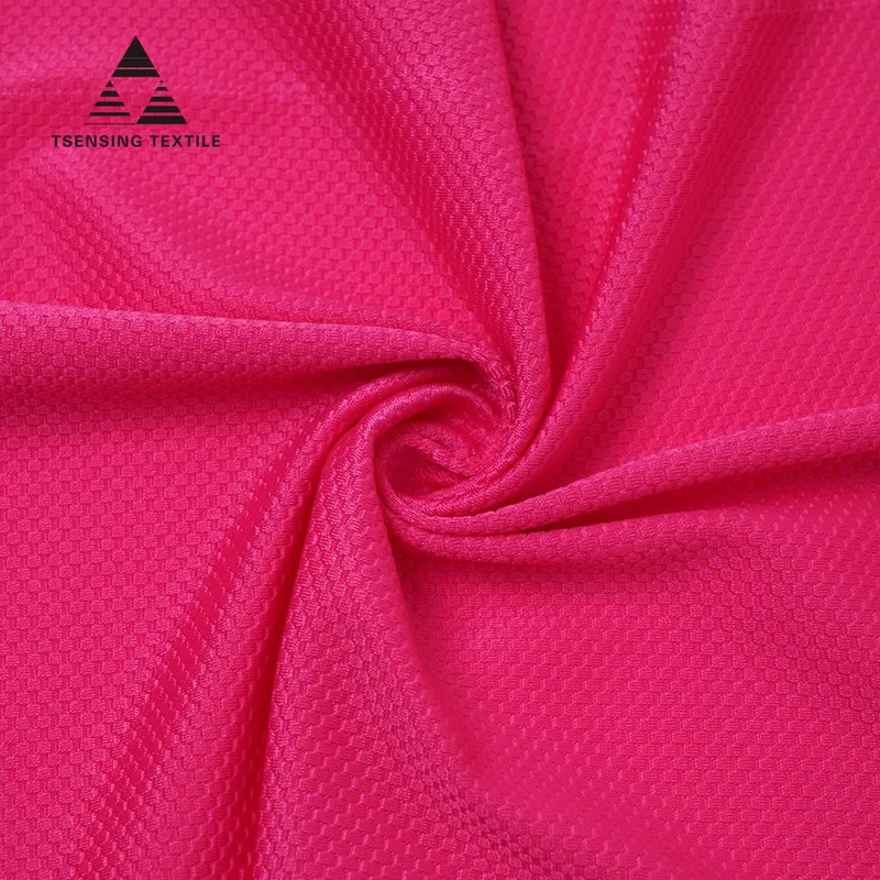 
OEM manufacturer sustainable180G stretch polyester spandex tracksuits fabric for yoga sports wear RTS 