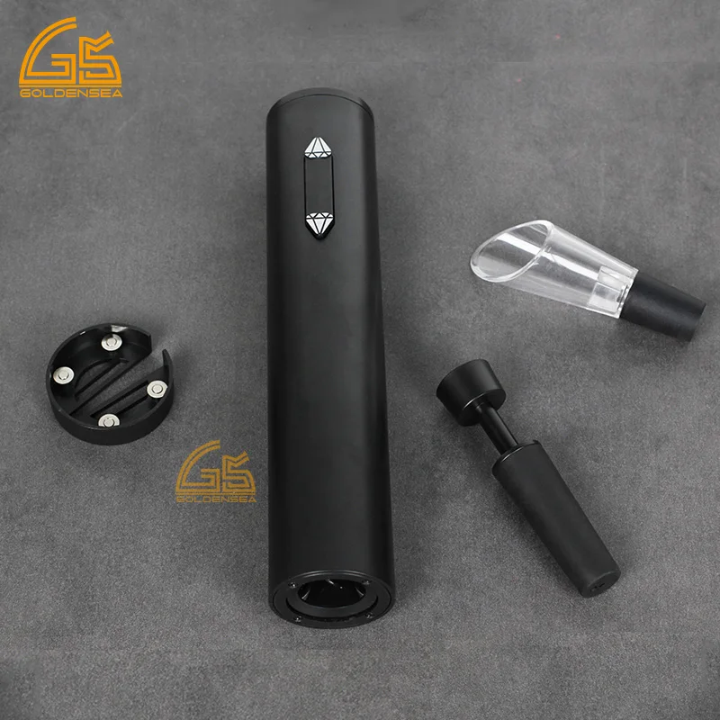 zinc alloy rechargeable automatic bottle opener electric wine opener with logo