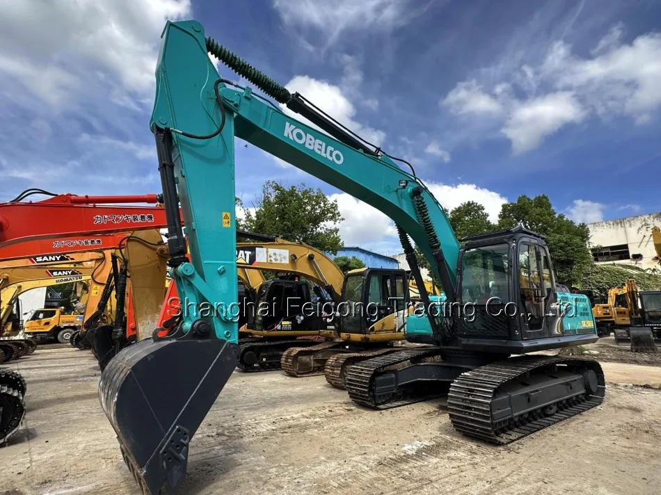Fairly new hot sale used excavator KOBELCO SK200 good quality 20 ton EPA CE large digging machine low price