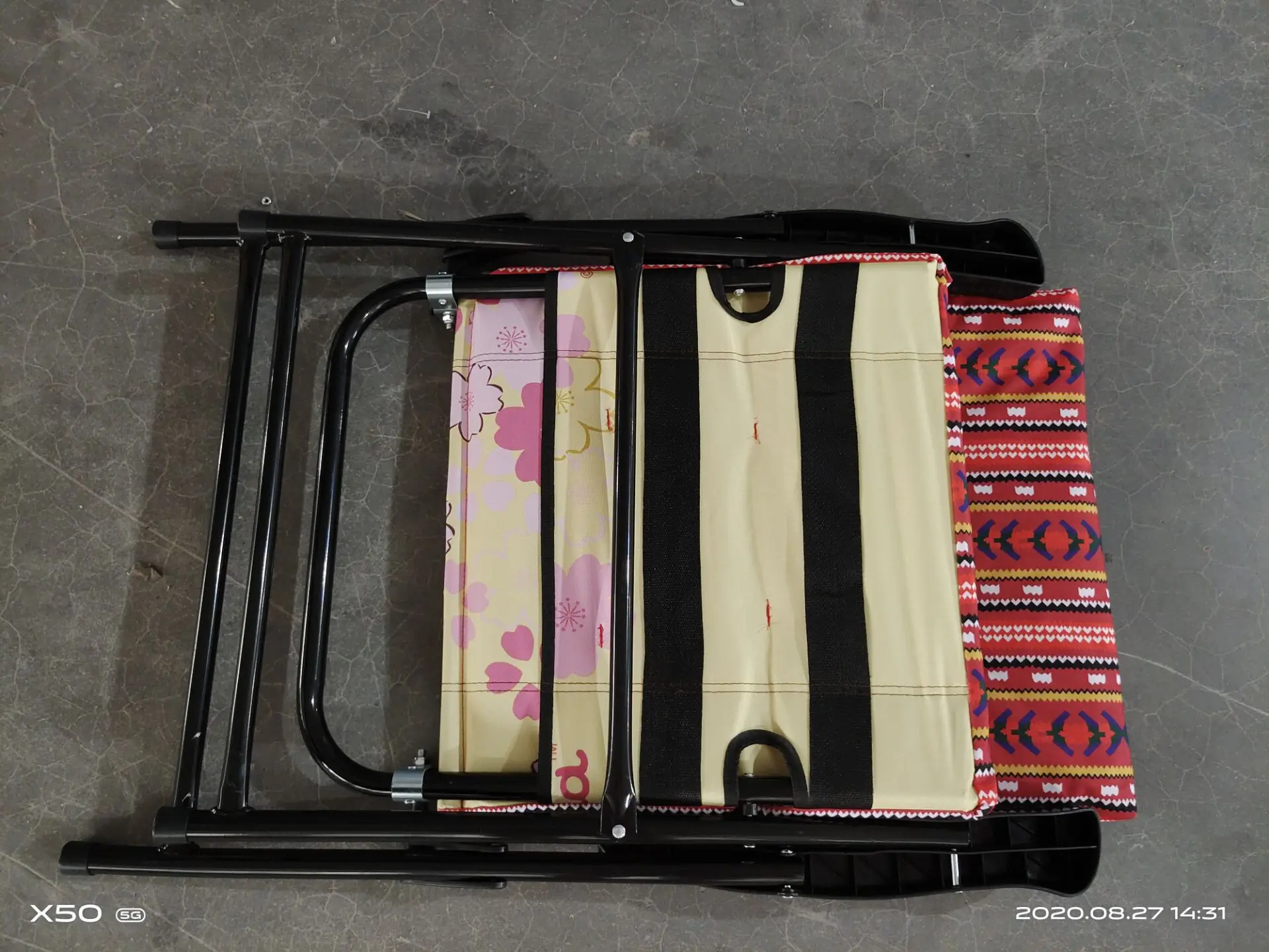 Portable Folding Leisure Lazy for Camping Picnic Patio outdoor indoor Saudi Sadu Fabric Arabic chair  With Cushion