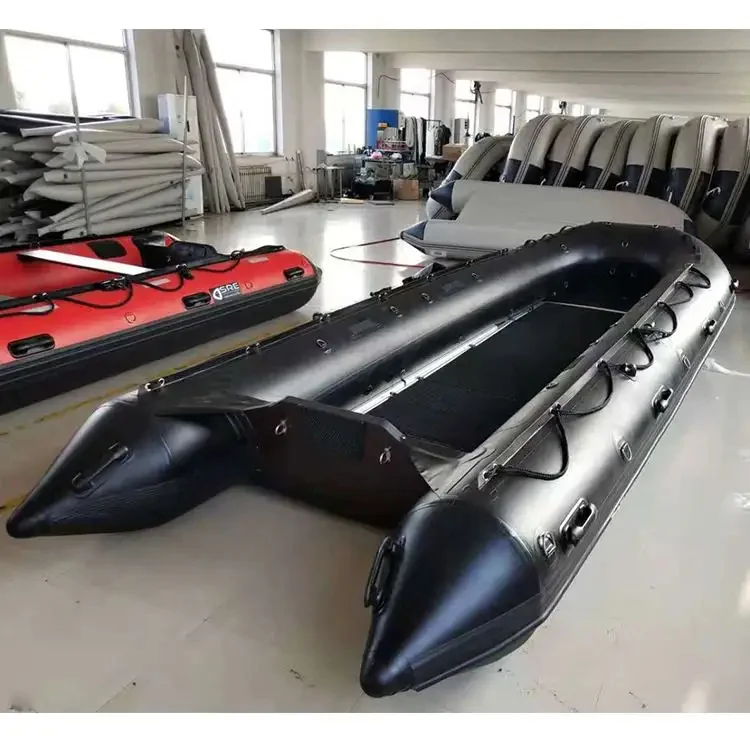 Factory heavy duty 5.2m 5.8m 18ft large rubber boat inflatable fishing boat largest inflatable boat