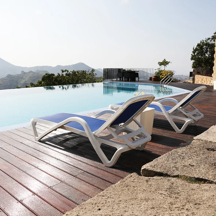 Luxury Outdoor Living Garden Furniture adjustable Beach Lounge Pool Sunbed- Marieta Sunlounger