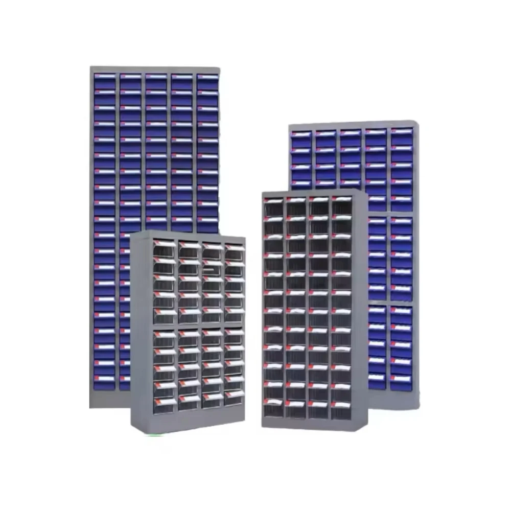 High Quality 18 to 200 drawer with door plastic spare parts components storage cabinet tool set MOQ 1set