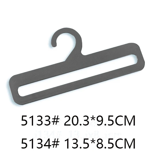 Custom Supermarket Plastic Transparent Towel Hanger Hijab Shawl Scarf Hanger