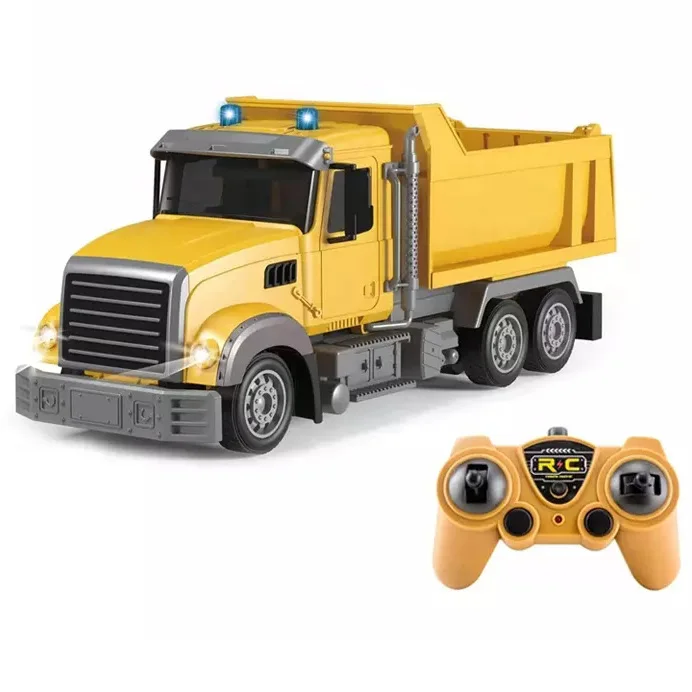 Children Electric Engineering Vehicle Model Rc Toy Car 6 Channels 1/24 Rc Dump Truck