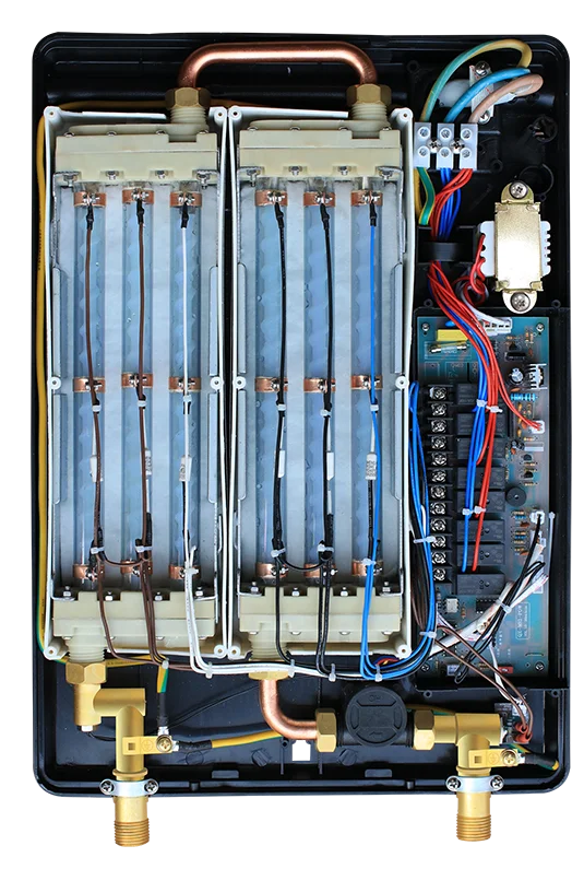 12kW Switchable 220V Tankless Water Heater Electric  Hot Water Heater Capable of Switching Between water  &electric show Degrees