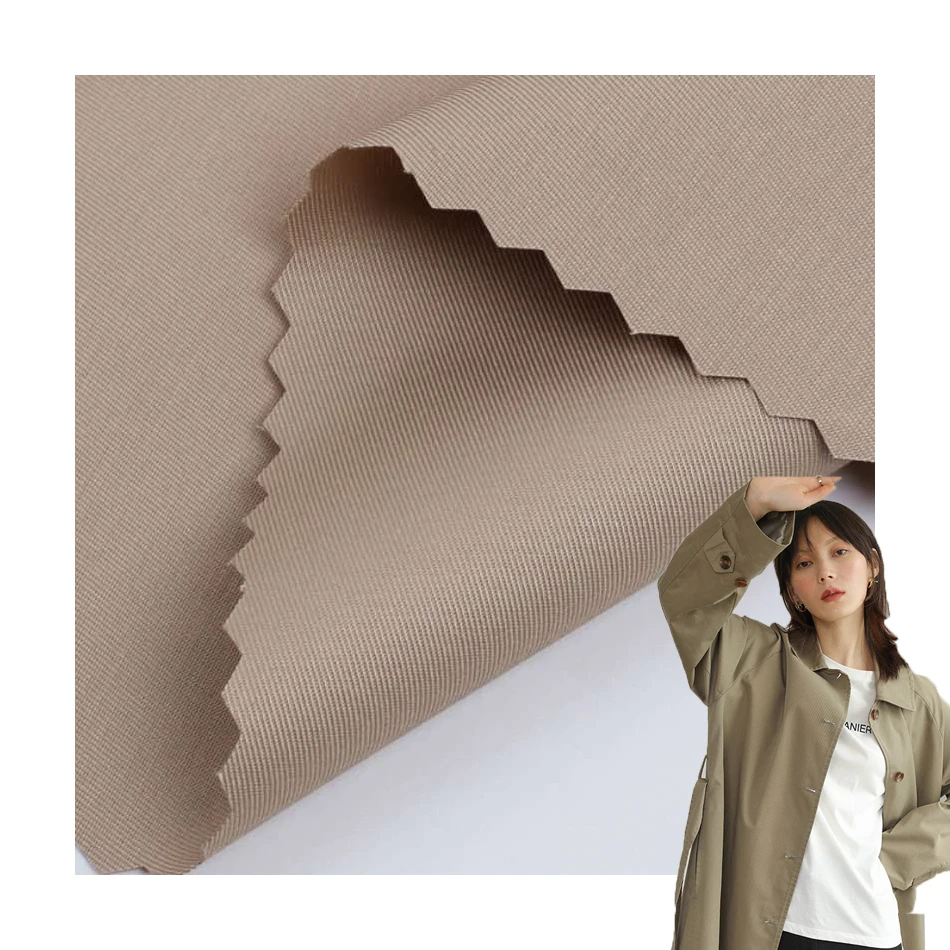 75D 2/1 twill imitate memory waterproof fabric for down jacket cotton clothes garment