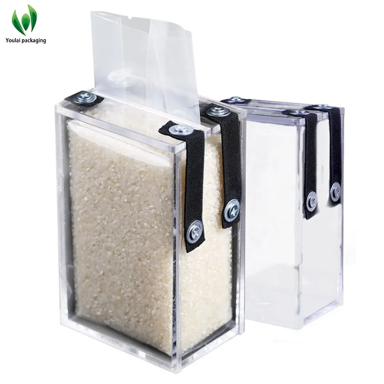 Thickened Vacuum Rice Brick Bag Mold Box Square Mold Transparent Rice Molding Packaging Plastic Plastic Injection Mould Grain
