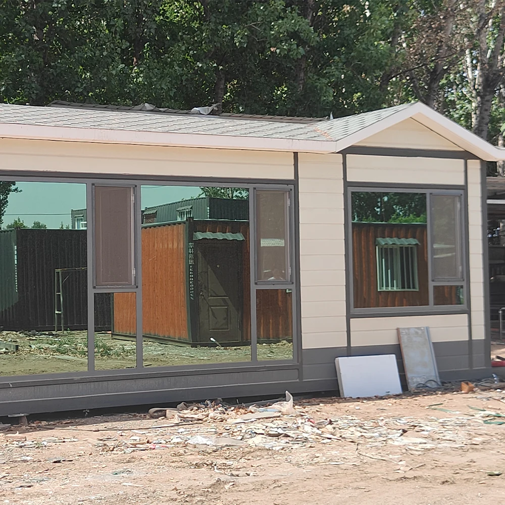 China Wholesale Cheap Prefab Price 40ft Houses Folding Container House