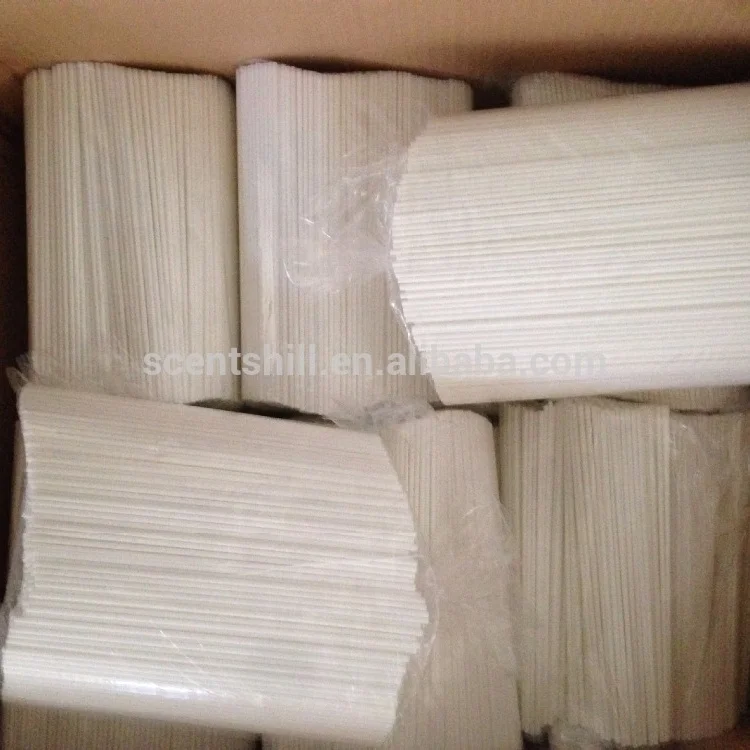 4mm*25cm white fiber diffuser reed sticks  fragrance absorbing wicks Incense stick