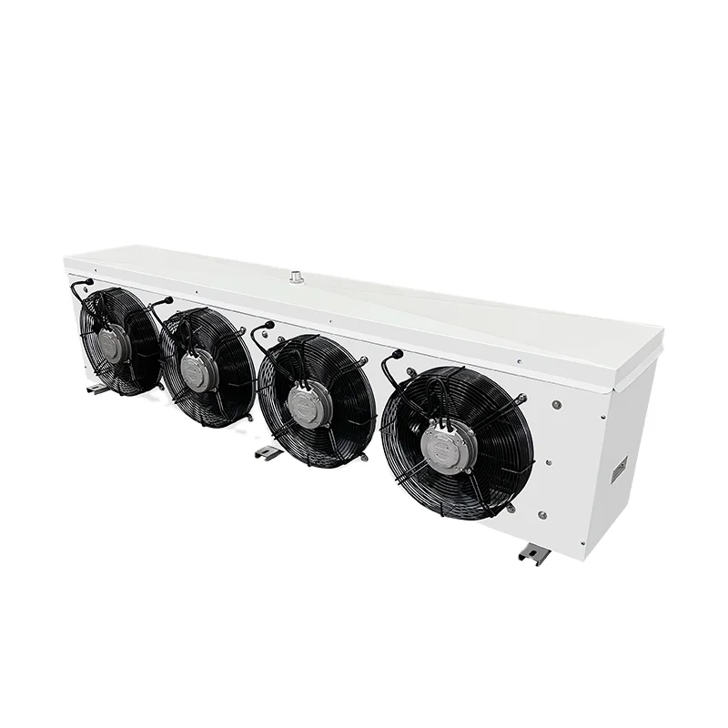 4fans White Evaporator Coil Cooler Refrigerator Air Cooler Unit For Cold Storage Evaporation Condenser