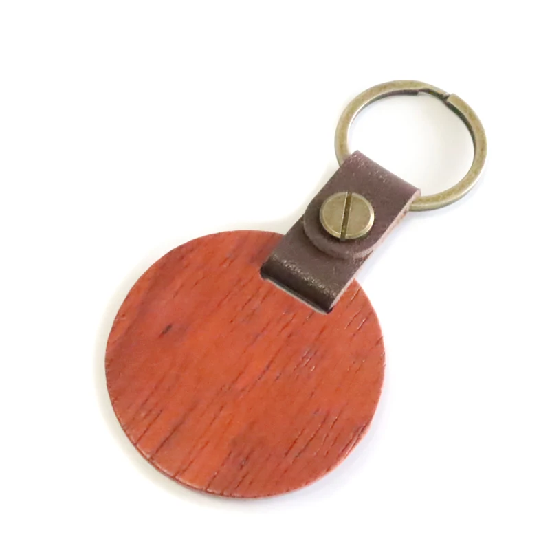 2023 hot sales factory price customized logo wood keychain leather lanyard card holder Id Badge Holder leather lanyard fast ship