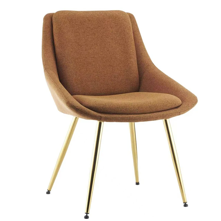 New Modern Italian Classic Cheap Nordic Chair Room Luxury Kitchen Contemporary Industrial Dining Chairs With Gold Chrome Legs