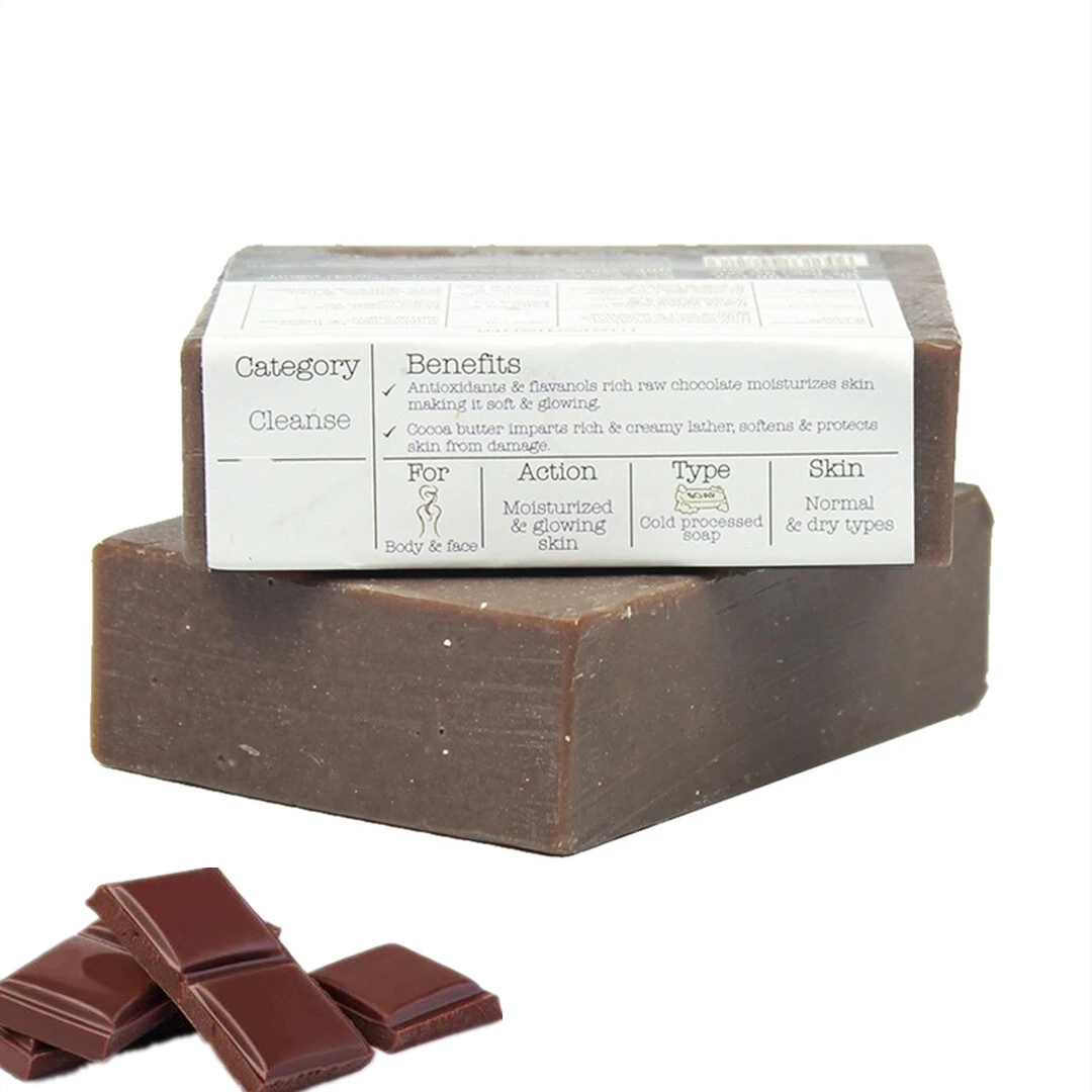 Handmade Chocolate Soap Bar Yoni Kojic Acid Whitening Bath Organic Natural Hotel Hand Goat Milk Soap