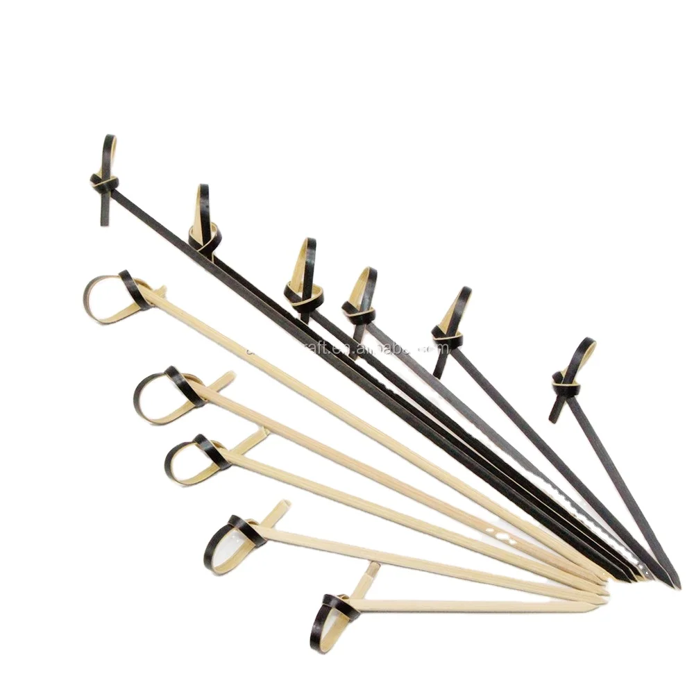 Customized bamboo decorative stick on wooden hearts