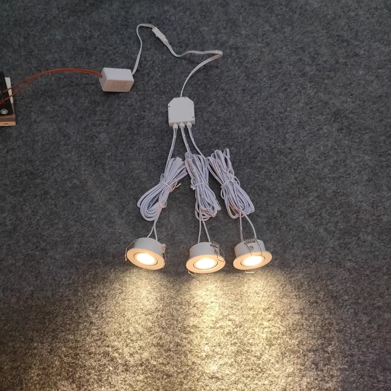 1W 3W Customized 110v-240v Led Mini Spotlight Ceiling Floor Hide High Bright Focus Lamp Spotlight led cabinet light 12v 24v led