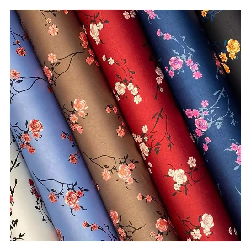 Custom kain rayon viscose challis fabric printed 100% rayon fabric digital printing for dress