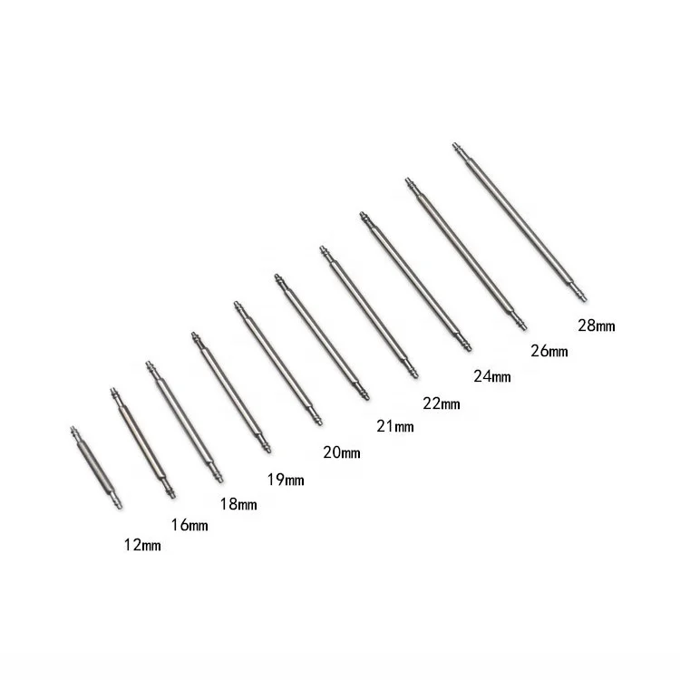 Wholesale watch accessories 18mm 20mm 22mm 24mm 26mm steel watch pins spring bars