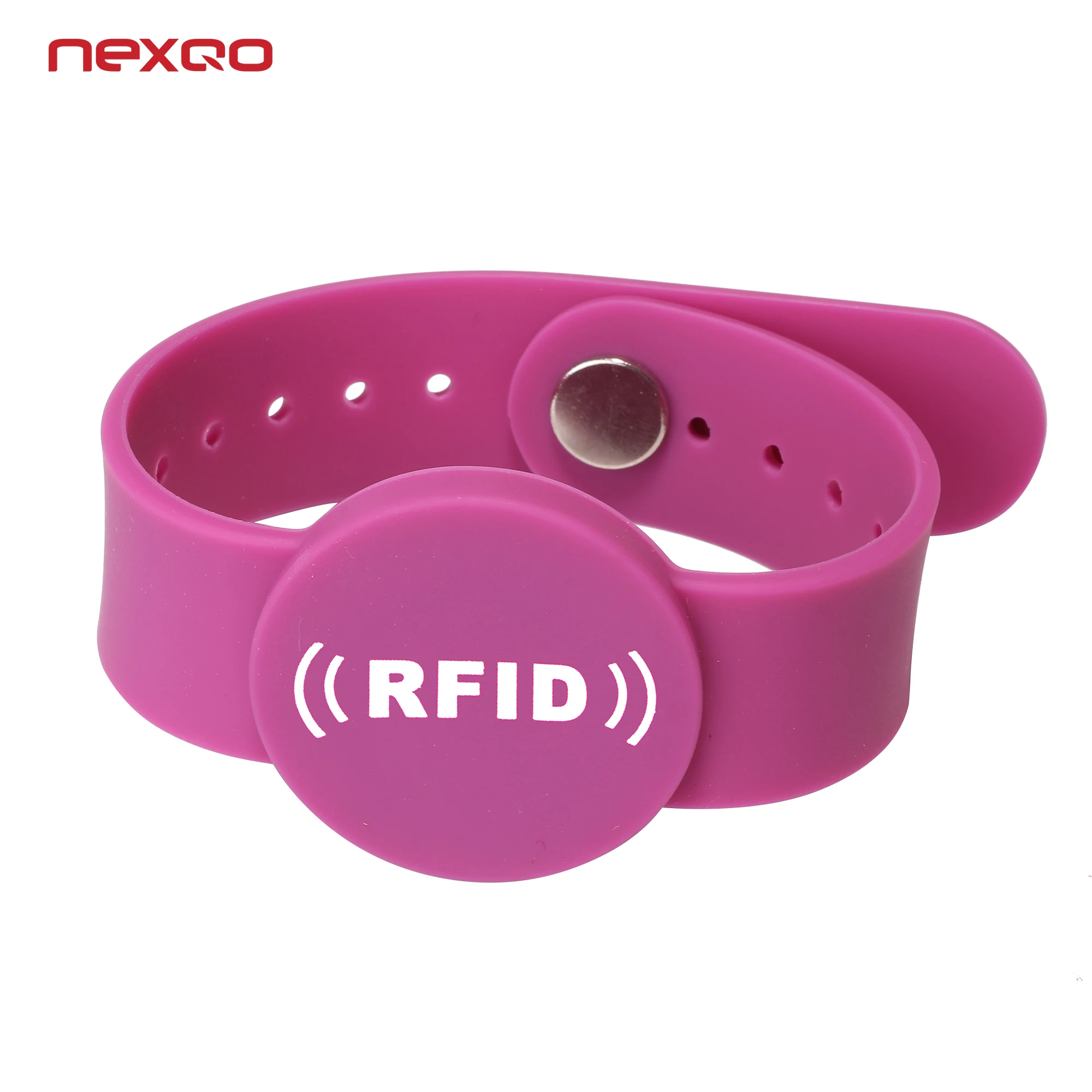 High Quality Smart Chip RFID Silicone Wristband NFC Bracelet