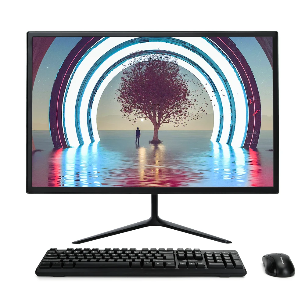 oem all in one  19.1 inch FHD  frameless All-in-one pc/barebone pc/monoblock  cpu  8G gb  DDR3 256gb  all in one pc