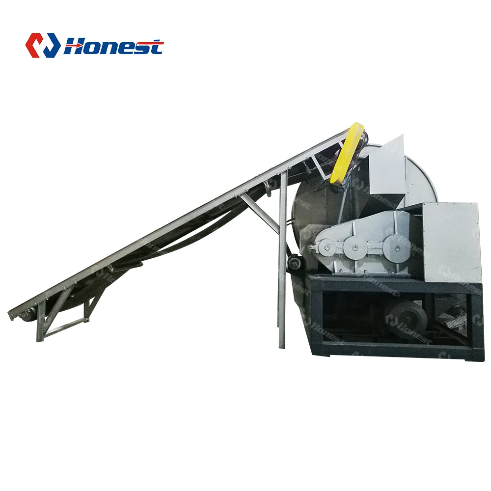 Double Shaft Rubber Pneu granule Rubber Blocks Tire Shredder On Promotion