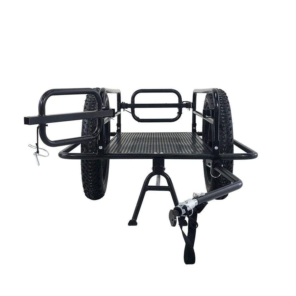 CEMOTO Hot ATV Electric Bike Motorcycle light weight Dump Box Trailer Farm Trailer 20 Inch Fat tire Cargo Trailer
