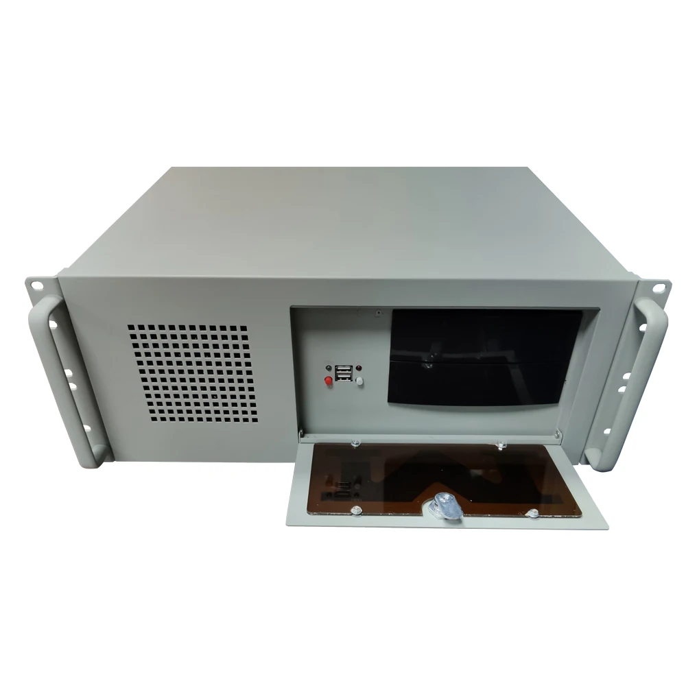 4u 7Bay Rackmount Chassis Industrial Gray Gpu Case Can Be Installed On The Server Racks Cabinets